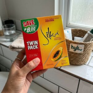Silka Papaya Whitening Herbal Soap Twin Pack (2 x 135g)