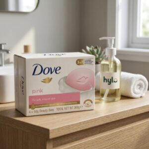 Dove Pink Beauty Bars, 4 x 90g