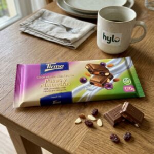 Tirma Milk Chocolate with Raisins and Almonds (170g)
