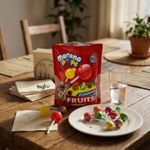 Merano Pops Fruit Flavors, 50 Pieces