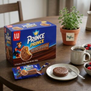 LU Prince Choco Prince Sandwich Biscuits, 12x28.5g