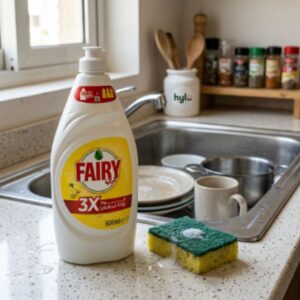 Fairy Lemon Dishwashing Liquid, 600ml