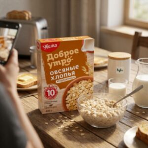 Uvelka Traditional Rolled Oat Flakes, 400g