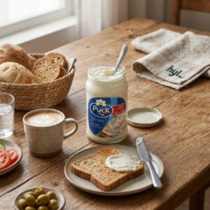 Puck 30% Less Fat Processed Cream Cheese Spread, 240g