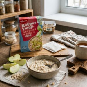 Uvelka Apple Instant Oatmeal, 200g