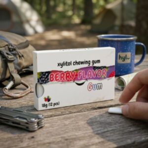 Cool Gum Xylitol Chewing Gum Berry Flavor, 18g (12 pcs)