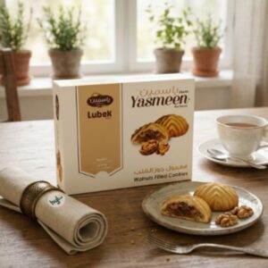 Yasmeen Ma'moul Walnuts Filled Cookies, 300g