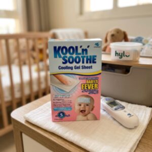 Kool'n'Soothe Cooling Gel Sheets for Baby, 4sheet