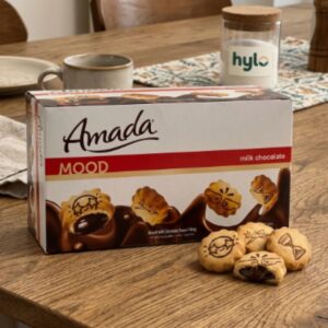 Amada Mood Milk Chocolate Biscuit, 24 x 25g