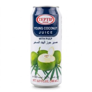 Teptip Young Coconut Juice with Pulp, 500ml Teptip Young Coconut Juice with Pulp, 500ml