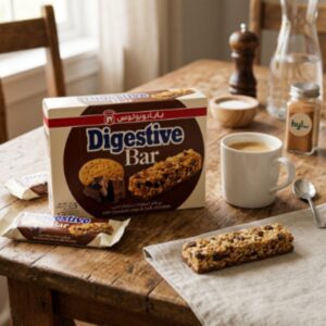 Papadopoulos Digestive Bars with Chocolate chips & milk chocolate, 140g