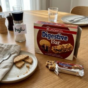 Papadopoulos Digestive Bars with Chocolate chips & milk chocolate, 140g