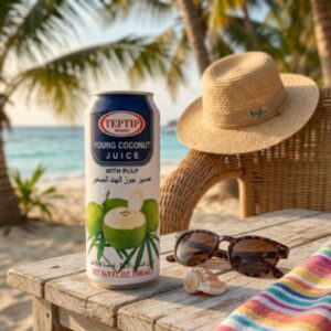 Teptip Young Coconut Juice with Pulp, 500ml