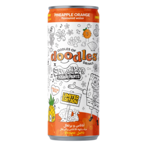 Oodles of Doodles Pineapple Orange Flavoured Water, 240ml Oodles of Doodles Pineapple Orange Flavoured Water, 240ml