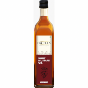 Excella Cold Pressed Kachi Ghani Mustard Oil, 910g Excella Cold Pressed Kachi Ghani Mustard Oil, 910g