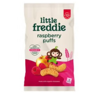 Little Freddie Raspberry Puffs, 4x11g Little Freddie Raspberry Puffs, 4x11g