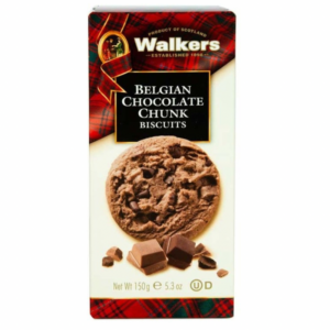 Walkers Belgian Chocolate Chunk Biscuits, 150g Walkers Belgian Chocolate Chunk Biscuits, 150g