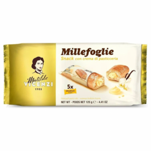 Matilde Vicenzi Millefoglie Snack Con Crema, 125g Matilde Vicenzi Millefoglie Snack Con Crema, 125g