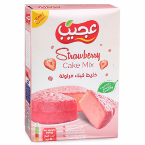 Ajeeb Strawberry Cake Mix, 500g Ajeeb Strawberry Cake Mix, 500g