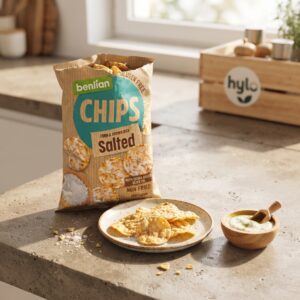 Benlian Salted Corn And Brown Rice Chips, 60g