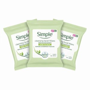 Simple Kind To Skin Cleansing Facial Wipes, 3x7pcs Simple Kind To Skin Cleansing Facial Wipes, 3x7pcs