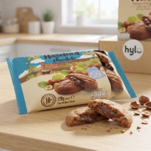 Tatawa Hazelnut Chocolate Filling Cookies, 120g