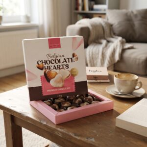 Magnifique Belgian Chocolate Hearts, 195g