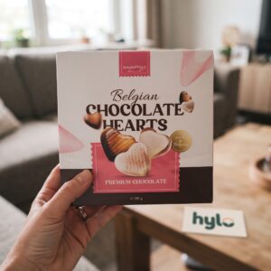 Magnifique Belgian Chocolate Hearts, 195g