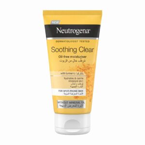 Neutrogena Soothing Clear Oil-Free Moisturiser With Turmeric, 75ml Neutrogena Soothing Clear Oil-Free Moisturiser With Turmeric, 75ml