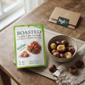 Okasan Organic Roasted Sweet Chestnuts, 100g