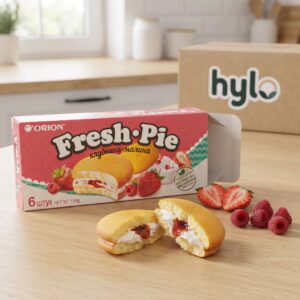 Orion Fresh Pie Strawberry Raspberry, 6x25g
