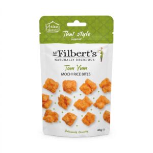 Mr Filbert's Thai Style Inspired Tom Yum Mochi Rice Bites, 40g Mr Filbert's Thai Style Inspired Tom Yum Mochi Rice Bites, 40g