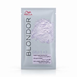 Wella Blondor Geli 1 Plus 3 Powder Based Bleaching Gel, 20g Wella Blondor Geli 1 Plus 3 Powder Based Bleaching Gel, 20g
