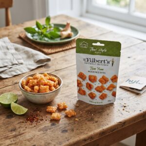 Mr Filbert's Thai Style Inspired Tom Yum Mochi Rice Bites, 40g