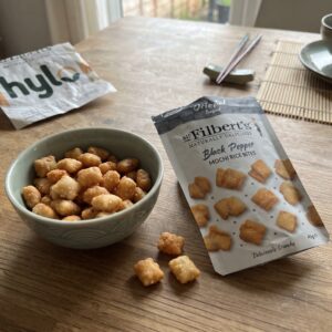 Mr Filbert's Oriental Inspired Black Pepper Mochi Rice Bites, 40g