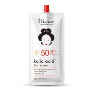 Disaar Kojic Acid Sunscreen SPF 50 PA Plus Plus Plus, 50g Disaar Kojic Acid Sunscreen SPF 50 PA Plus Plus Plus, 50g