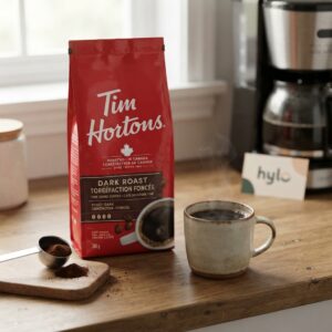 Tim Hortons Dark Roast Ground Coffee, 300g