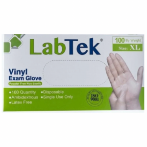 LabTek Vinyl Exam Glove Size XL, 100pcs LabTek Vinyl Exam Glove Size XL, 100pcs