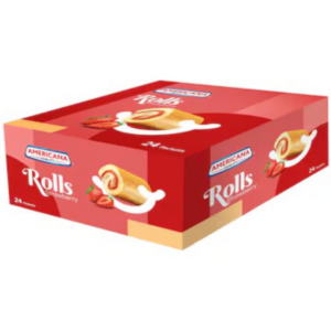 Americana Quality Rolls Strawberry, 24x20g Americana Quality Rolls Strawberry, 24x20g