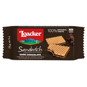 Loacker Sandwich Dark Chocolate, 25g Loacker Sandwich Dark Chocolate, 25g