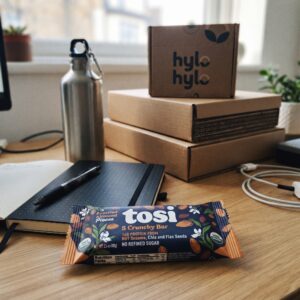 Tosi Roasted Almond Crunchy Bar, 68g