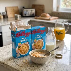Kellogg's Rice Krispies Cereal, 2x22g