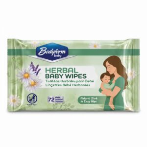 Bodyform Baby Herbal Baby Wipes, 72 Wipes Bodyform Baby Herbal Baby Wipes, 72 Wipes