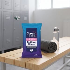 CooshCare XL Ultra Thick Bathing Wipes, 8 Wipes