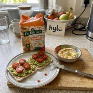 Dr. Korner Corn and Rice Thin Crispbreads Quinoa Flax and Rosemary, 100g
