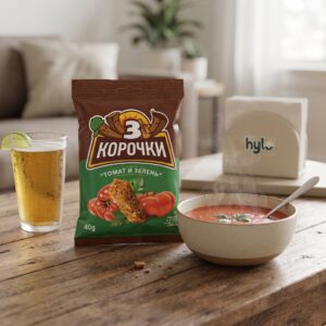 3 Korochki Tomato and Herb Rye Croutons, 2x40g
