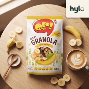 Ogo Crispy Granola With Banana, 350g