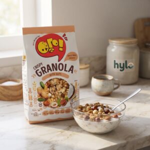 Ogo Crispy Granola With Nuts, 350g