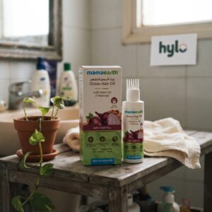 Mamaearth Onion Hair Oil with Onion Oil and Redensyl, 150ml