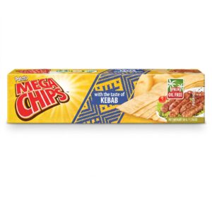 Potato Mega Chips Kebab Flavour Potato Chips, 50g Potato Mega Chips Kebab Flavour Potato Chips, 50g